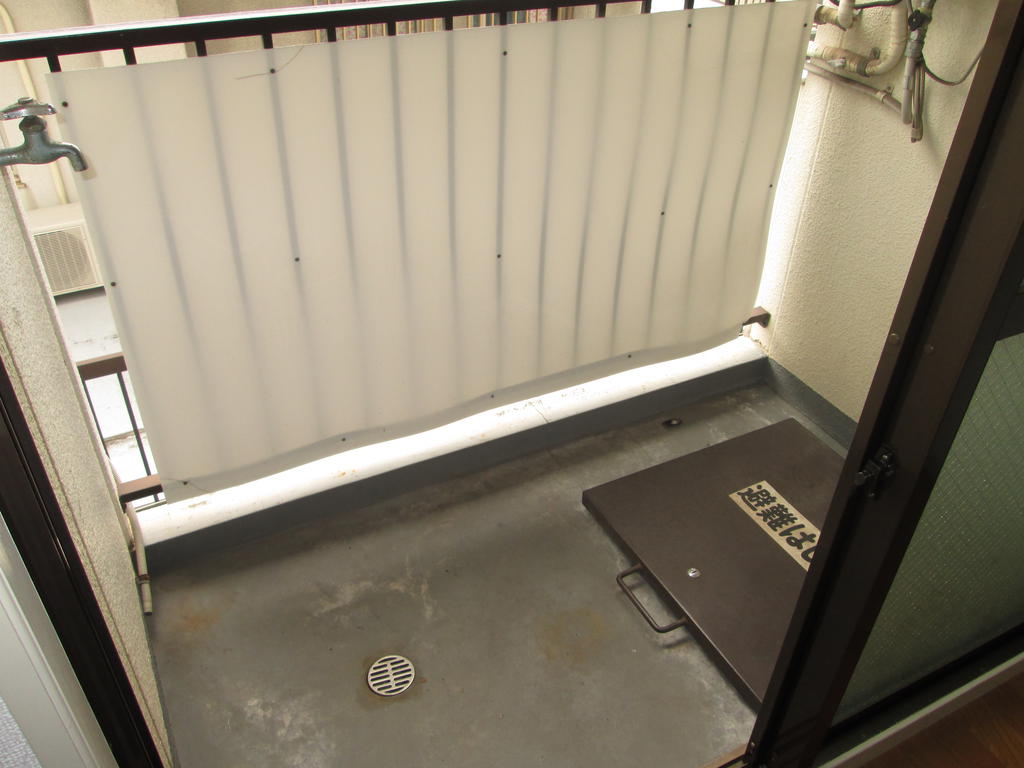 Balcony. South-facing balcony.