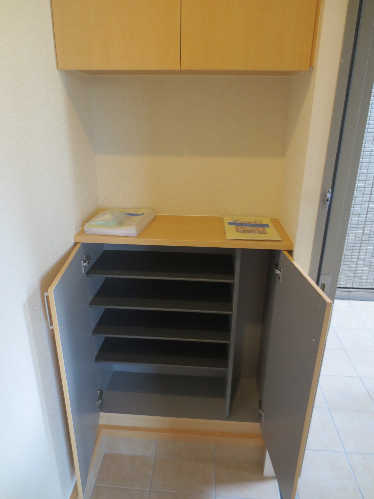 Entrance. Enhancement of the shoe box