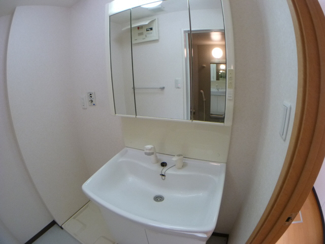 Washroom. Washbasin of spread