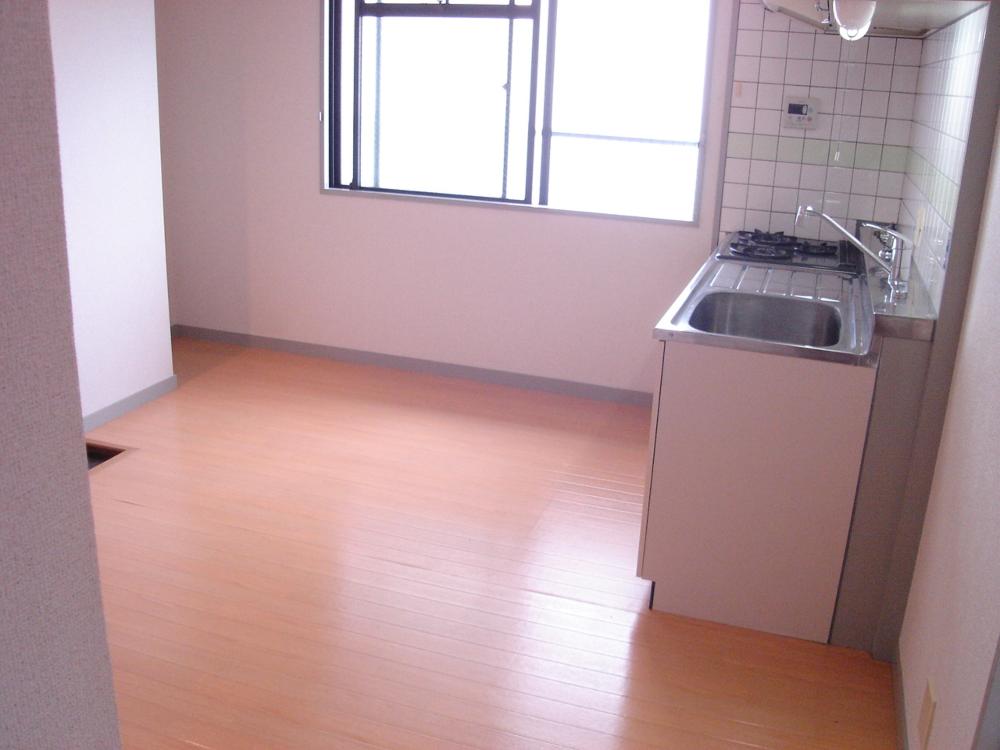 Living and room. Day good kitchen living