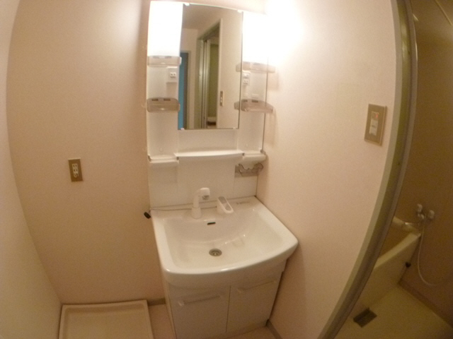 Washroom. With shampoo dresser.