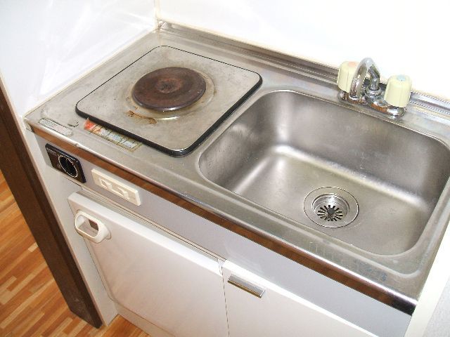 Kitchen. A small kitchen.