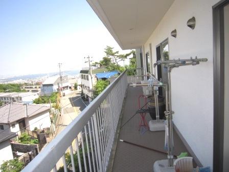 Balcony. Local shooting