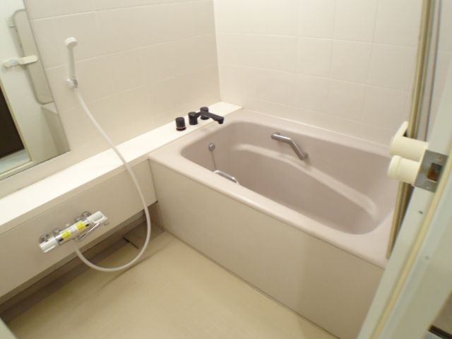 Bath. With bathroom dryer.