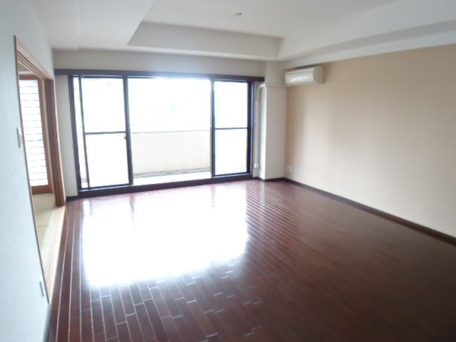 Living and room. Accent cross one wall of the living room.