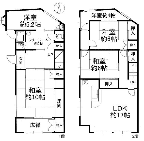 Floor plan. 23 million yen, 5LDK + S (storeroom), Land area 140.65 sq m , Building area 81.72 sq m