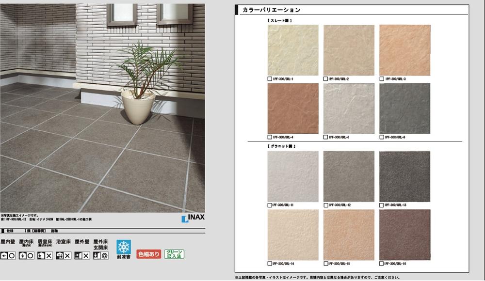 Entrance. Entrance tile