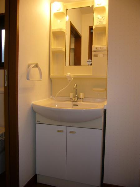 Wash basin, toilet. Washstand photo