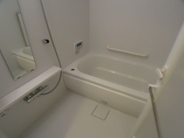 Bath. Convenient bathroom dryer even on a rainy day.