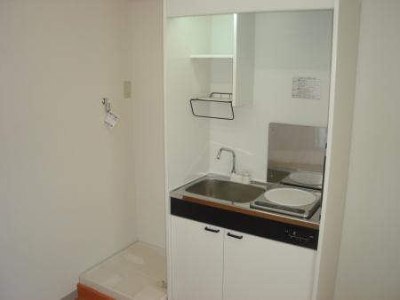 Washroom. Indoor Laundry Storage