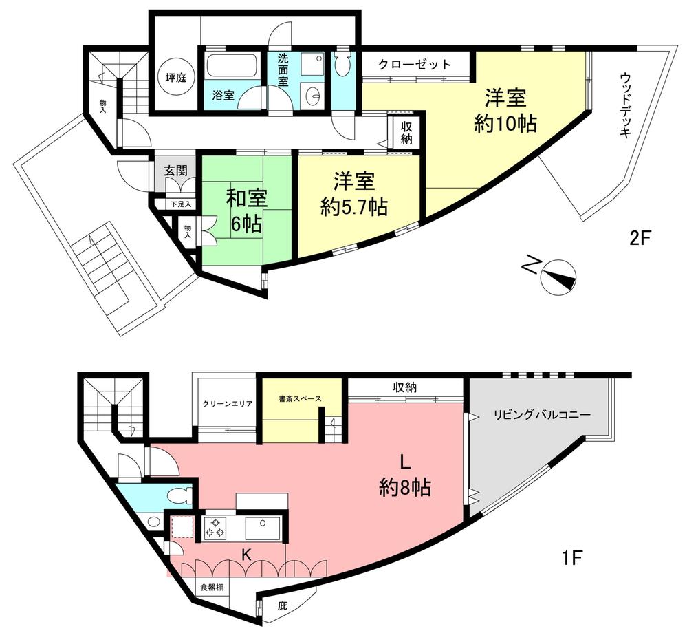 Floor plan. 72 million yen, 3LDK + S (storeroom), Land area 168.88 sq m , Building area 115.7 sq m