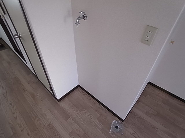 Other room space. Washing machine in the room