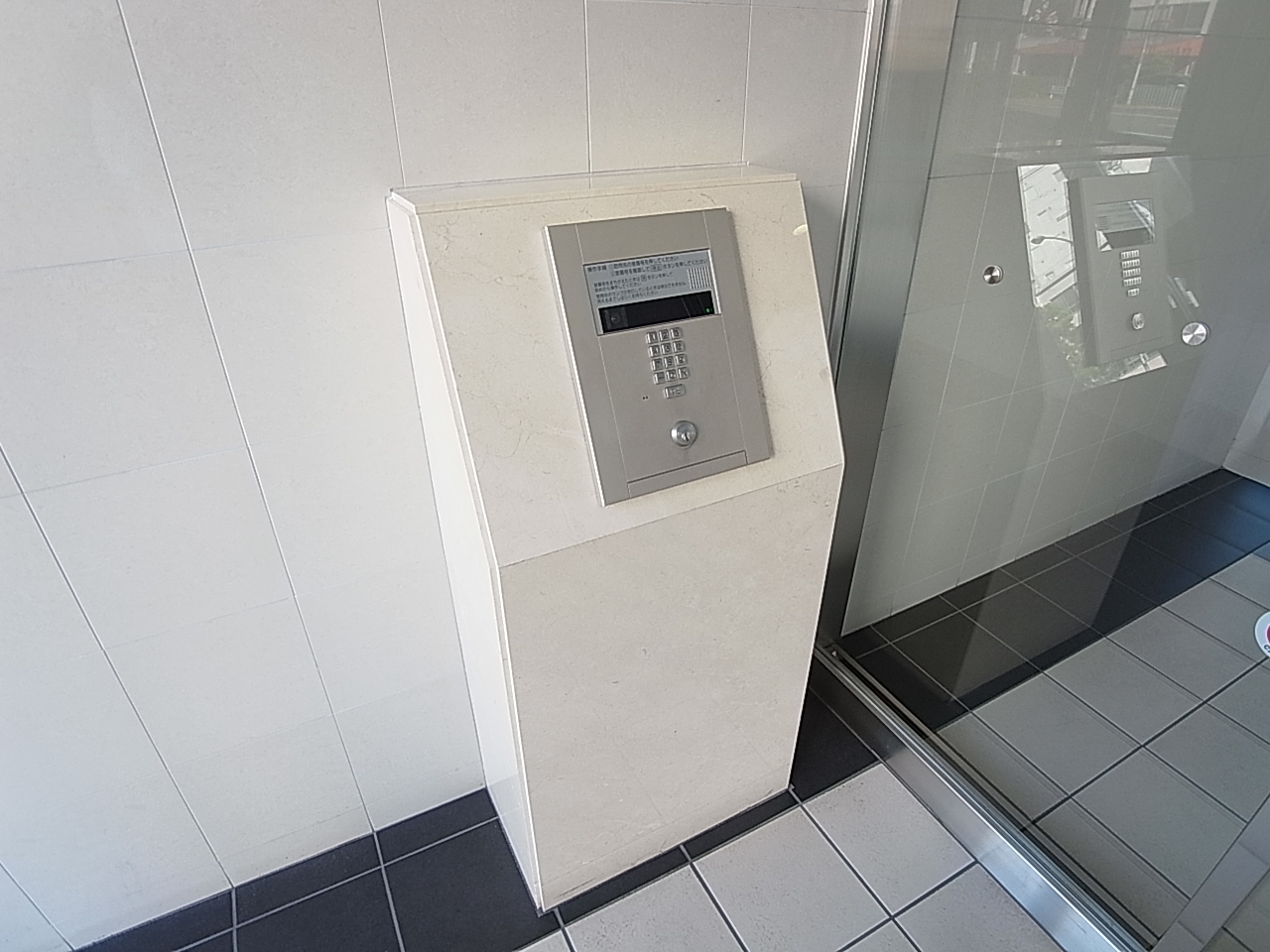 Security. With TV monitor auto lock equipped