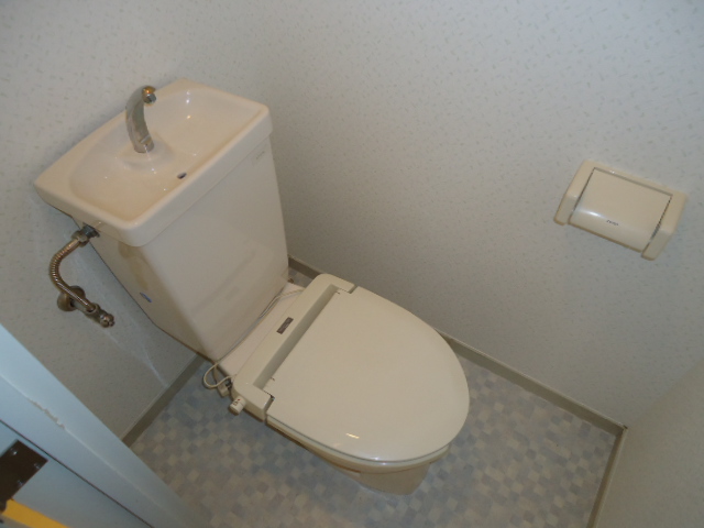 Toilet. Bidet can be installed