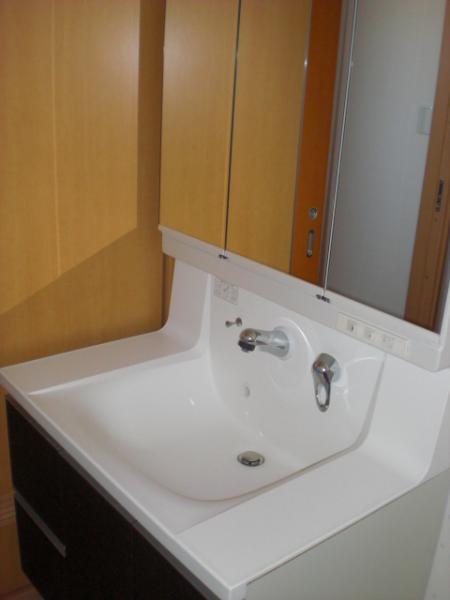 Wash basin, toilet. Storage lot, Wash basin that morning can Shan.  It will come in handy.