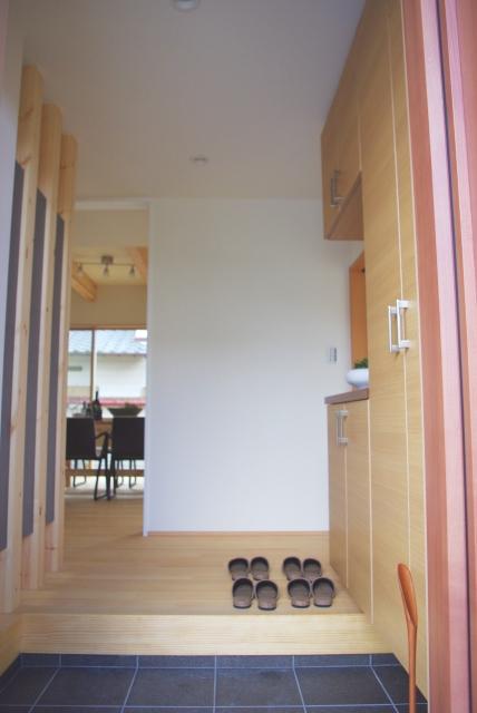 Entrance. Image furniture, etc. during installation