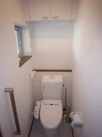 Toilet. Indoor shooting