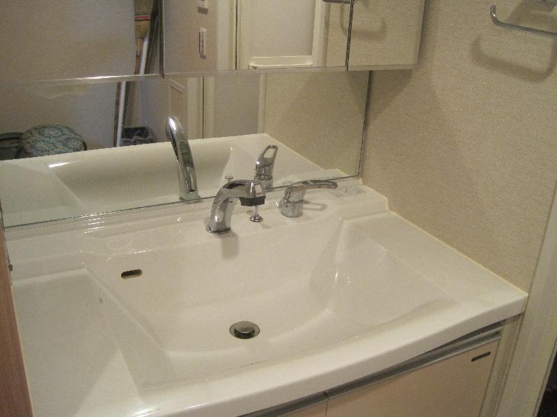 Wash basin, toilet. Indoor (March 2012) shooting