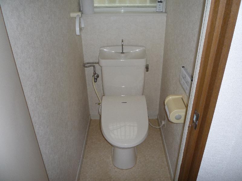 Toilet. Window there