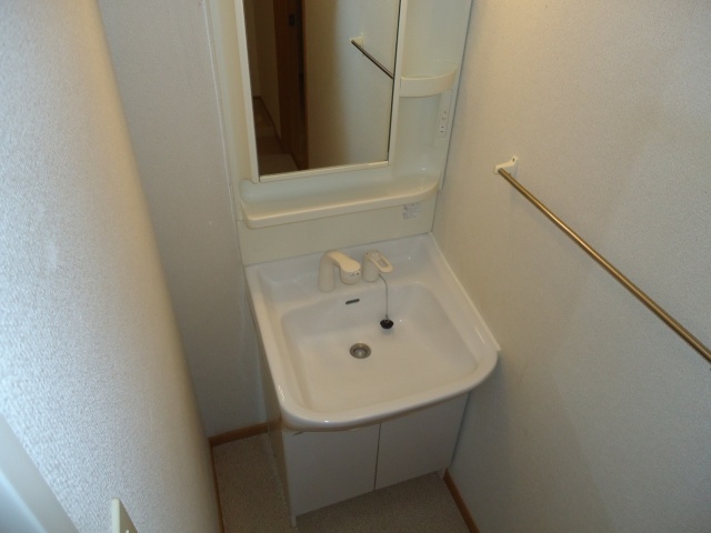 Washroom. With shampoo dresser