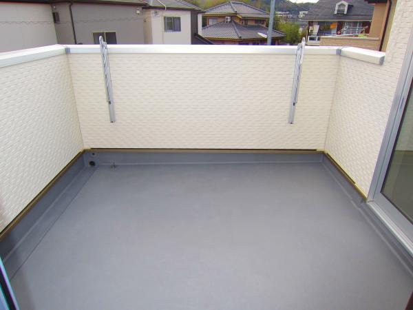 Balcony. Wide balcony