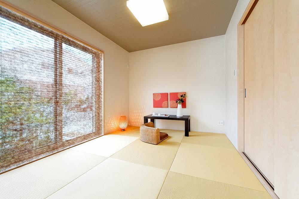 Building plan example (introspection photo). Japanese-style deep-rooted popular that it can be the Golon. 