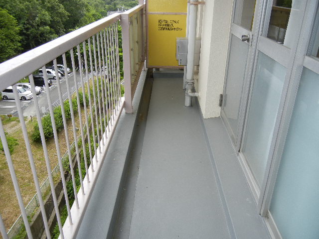 Balcony. Easy also wash at a large balcony