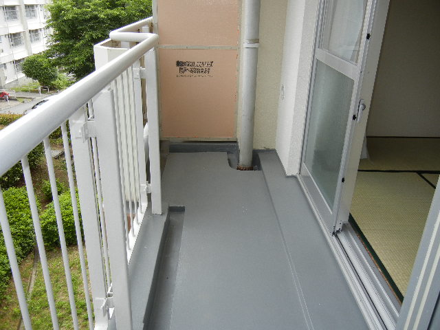 Balcony. Spacious balcony