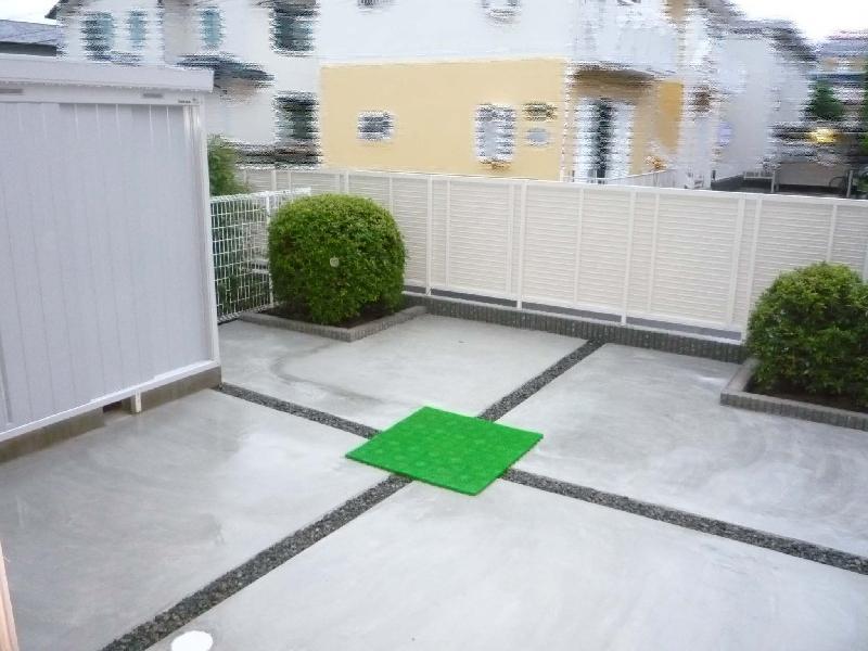 Garden. There is a private garden