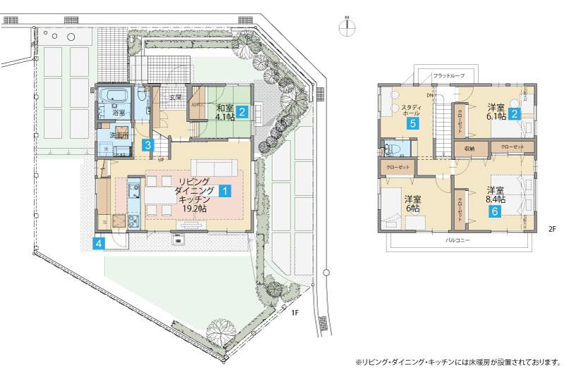 Floor plan. (221 No. land), Price 32,800,000 yen, 4LDK, Land area 191.78 sq m , Building area 112.62 sq m