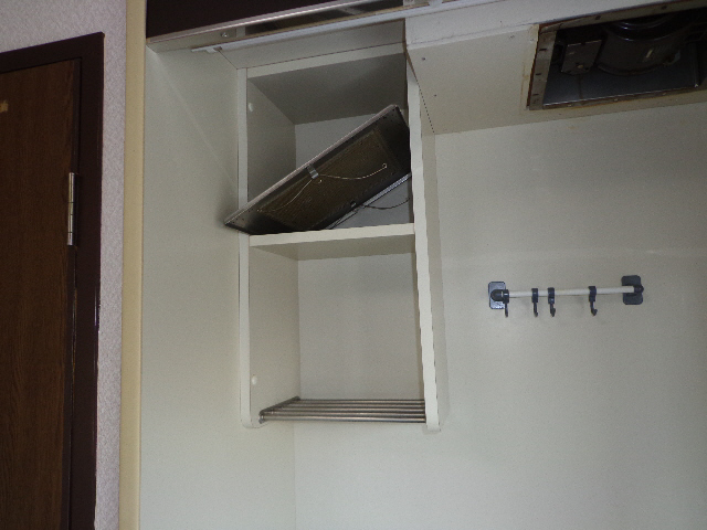 Kitchen. Kitchen shelf