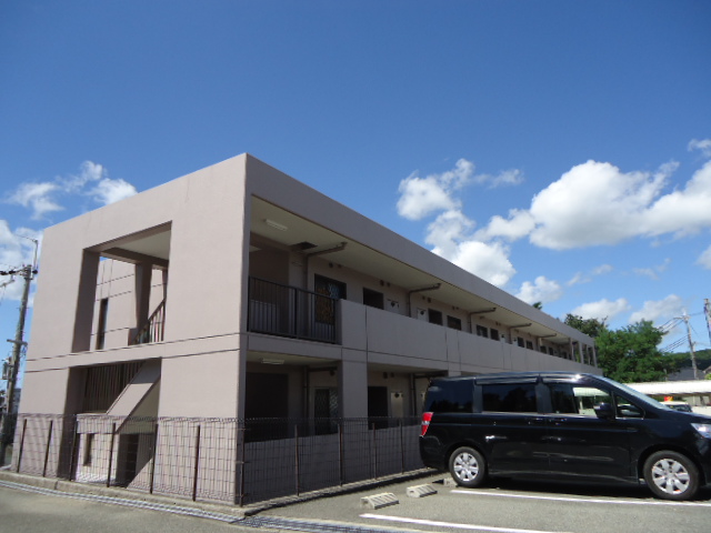 Building appearance. Good view from the balcony because of the location on a hill.