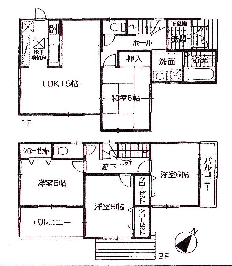 Floor plan. (No. 10 locations), Price 23,300,000 yen, 4LDK, Land area 151.8 sq m , Building area 93.96 sq m
