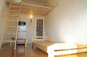 Living and room. Flooring of the room.