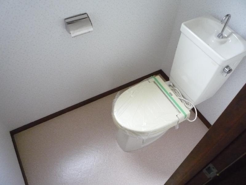 Toilet. Toilet on the first floor second floor