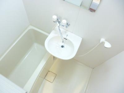 Bath. Wide bath looks attractive.