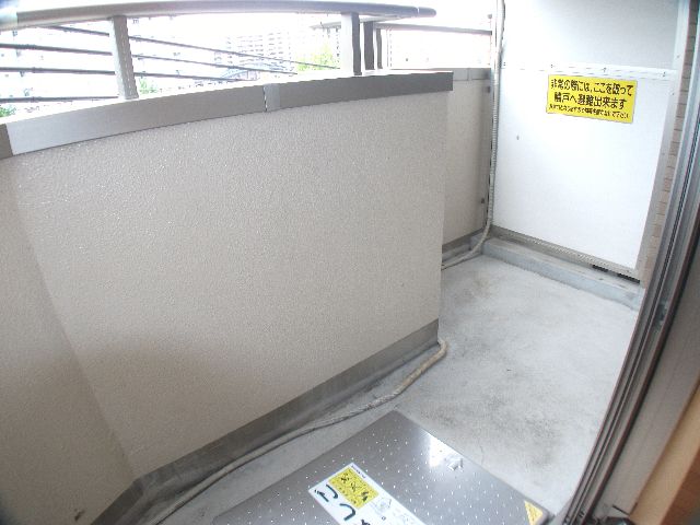 Balcony. South-facing balcony looks pleasant.