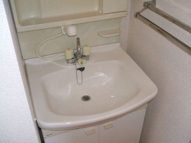 Washroom. Independent wash basin