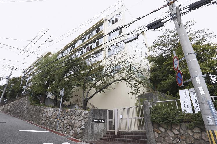 Junior high school. Nagamine 1520m until junior high school