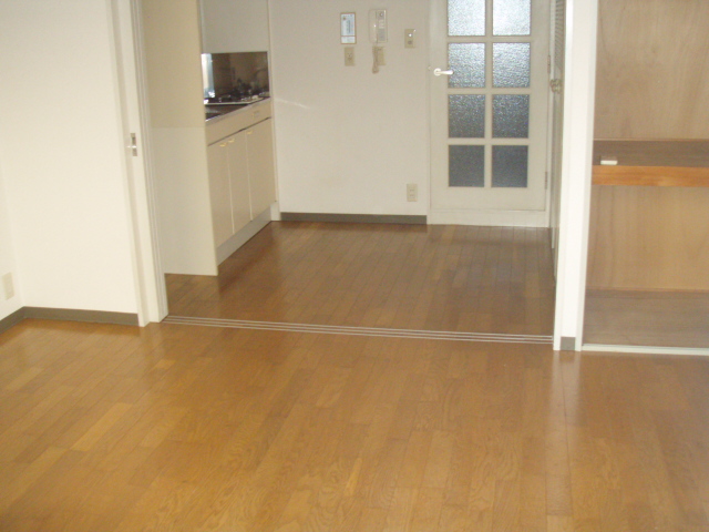 Other room space. Around the kitchen