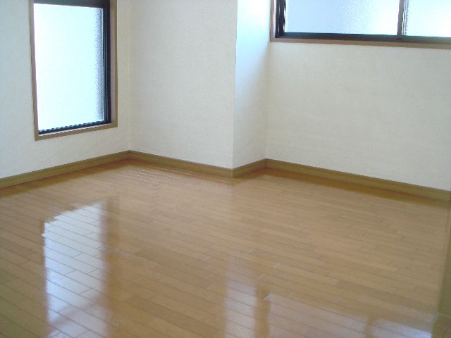 Living and room. Bright two-sided lighting Western-style