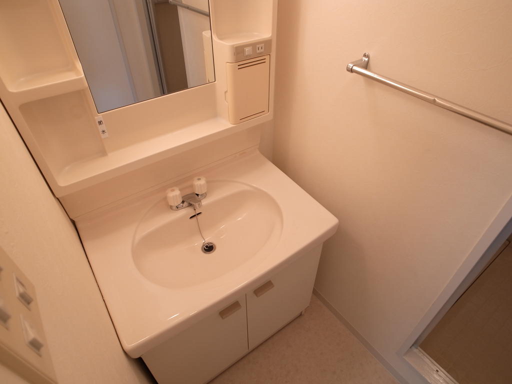 Washroom. Independent wash basin