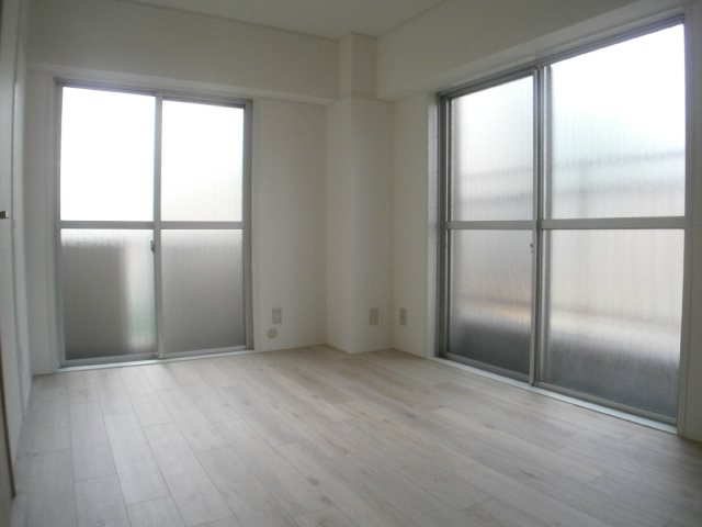 Living and room. Two-sided lighting Western-style