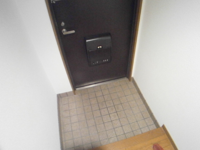 Entrance. I put the shoes BOX is the front door