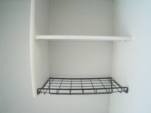 Kitchen. Shelf in the kitchen top