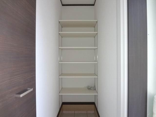 Entrance. The first floor entrance hall. Shoes is with a cloak.