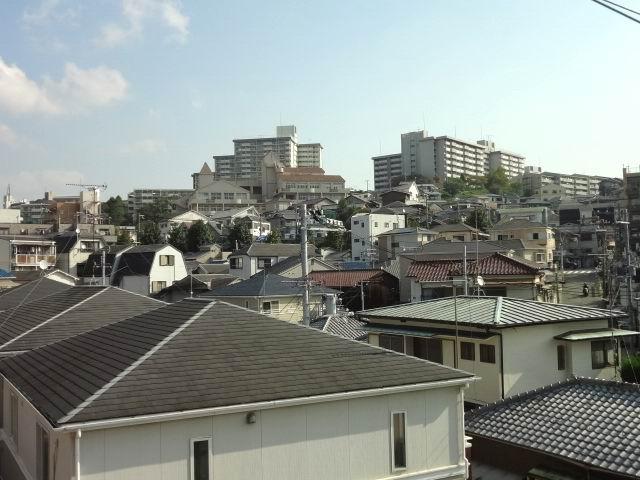 View photos from the dwelling unit. View from the third floor balcony. View is good. 
