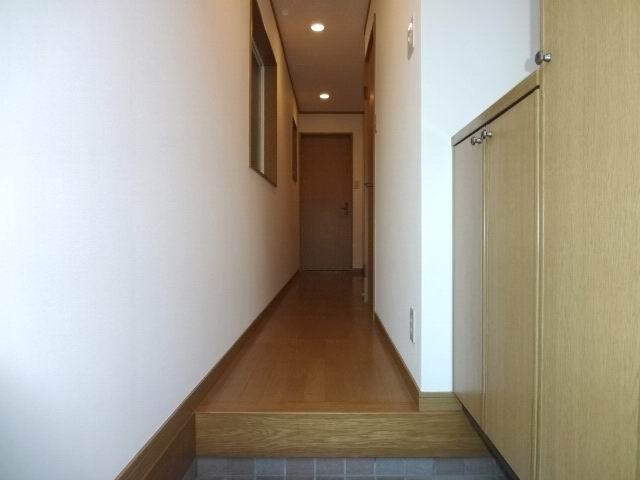 Entrance. The first floor entrance hall. Shoes is with a box.