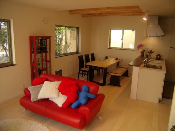 Same specifications photos (living). Stylish living room with solid wood.