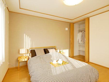 Non-living room. The main bedroom of the calm atmosphere.